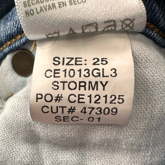 Current Elliott The Boyfriend Jeans Stormy Wash 25 - Picture 4 of 5